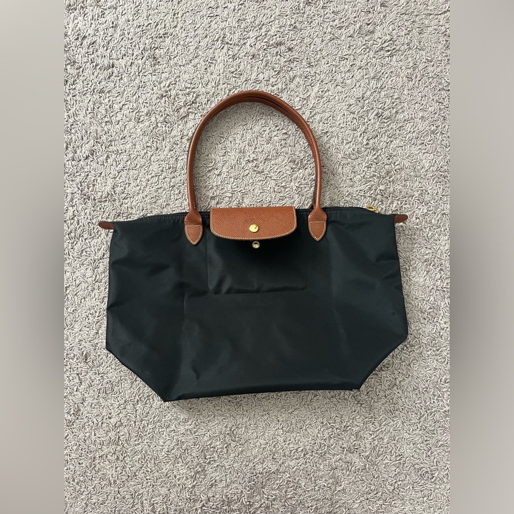 Longchamp medium black tote (Old model)
